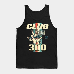 300 Bowling Shirt Vintage Retro Club 300 Bowling T shirt Tank Top